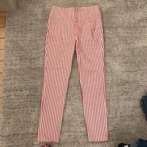Free people candy stripped pants